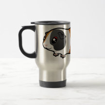 Cartoon Guinea Pig (smooth hair) Coffee Mugs