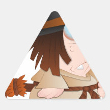 Cartoon Halloween Witch Stickers