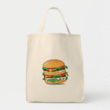 Cartoon Hamburger Bag