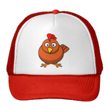 Cartoon Hen Chicken  Cap Mesh Hats