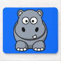 Cartoon Hippo mousepad