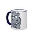 Cartoon Hippo Mug mug