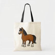 Cartoon Horse Bag