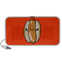 cartoon hot dog sausage iPhone speaker