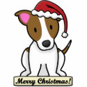 Cartoon Jack Russell Terrier Christmas Ornament photo sculptures