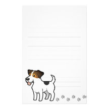 Cartoon Jack Russell Terrier Personalised Stationery