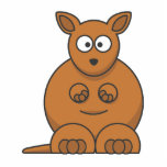 Cartoon Kangaroo. Acrylic Cut Outs