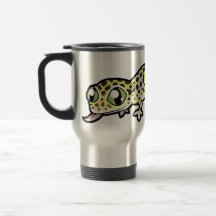 Cartoon Leopard Gecko Mugs