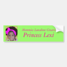 cartoon lexi, Mommies Luvabow Creation, Princes... Bumper Sticker