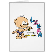 Cartoon Libra Greeting Cards