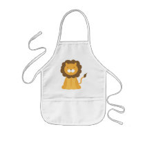 Cartoon Lion Aprons