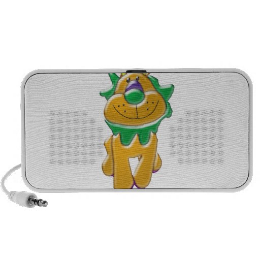 Cartoon Lion Doodle Speakers
