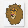 Cartoon Lion Head Mouse Pad