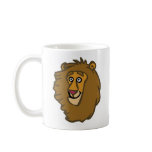 Cartoon Lion Head Mug