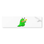 Cartoon Lizard Dragon Art Bumper Stickers