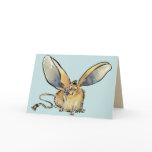 Cartoon Long Eared Jerboa Card