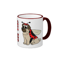 Cartoon Love Pug Mug