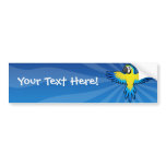 Cartoon Macaw / Parrot bumper stickers