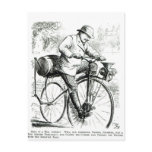 Cartoon making fun of the early days of Bicycles Post Cards