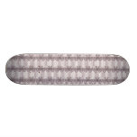 Cartoon Mauve Gift Bows Skateboard Deck