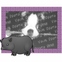 Cartoon Miniature Pig Cut Outs