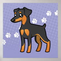 Cartoon Miniature Pinscher / Manchester Terrier