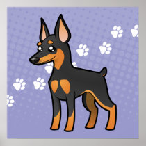 Cartoon Miniature Pinscher / Manchester Terrier