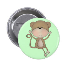 Cartoon Monkey Pins