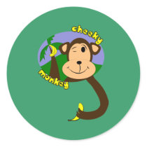 Cartoon Monkey Stickers