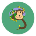 Cartoon Monkey stickers