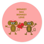 Cartoon Monkey Stickers