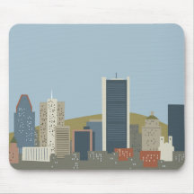 Cartoon Montreal Mousepad