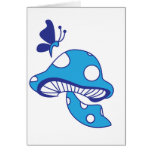 Cartoon Mushroom & Butterfly cards