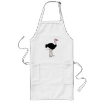 Cartoon Ostrich Apron