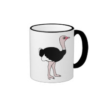 Cartoon Ostrich Coffee Mugs