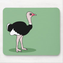 Cartoon Ostrich Mousepads