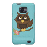 Cartoon Owl (brown) Galaxy SII Covers