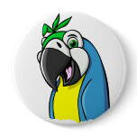 Cartoon Parrot buttons