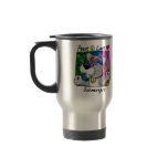Cartoon Peace Love Schnauzer mugs