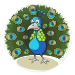 Cartoon Peacock stickers