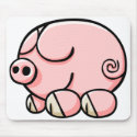 Cartoon Pig mousepads