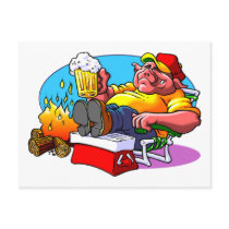 Cartoon Pig Roast