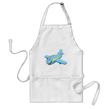 Cartoon plane aprons