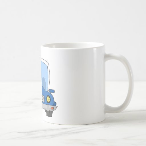 Cartoon Police Car Mug