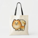 Cartoon Pomeranian Canvas Bag