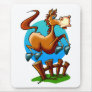 Cartoon Pony Jumping Mouse Pad