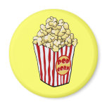 Cartoon Popcorn Bag Magnet