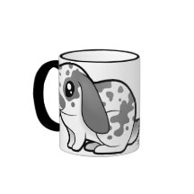 Cartoon Rabbit (floppy ear smooth hair) Coffee Mugs
