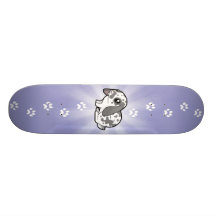Cartoon Rabbit (floppy ear smooth hair) Skate Boards