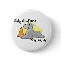 Cartoon Rally Obedience Schnauzer